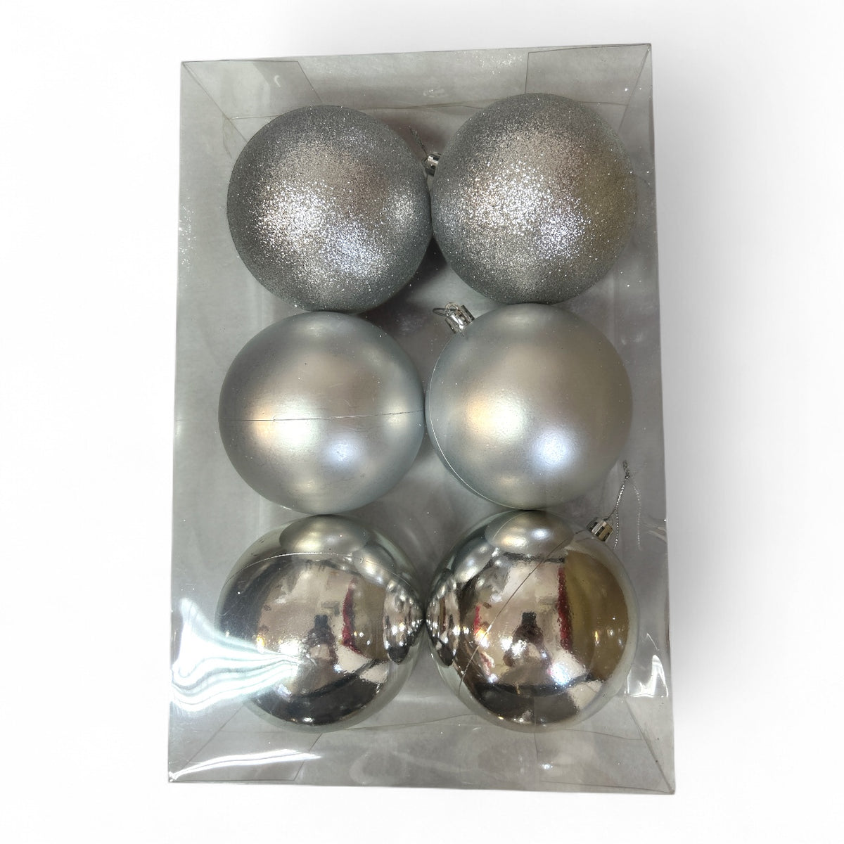 Globulete Brad Craciun  8cm 6/set