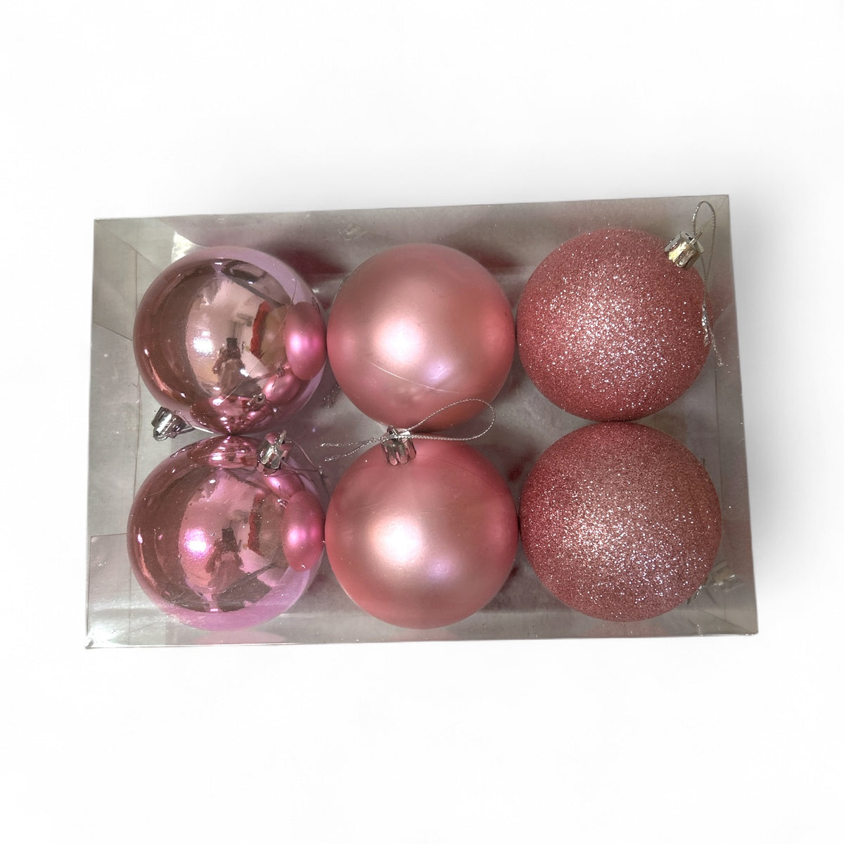 Globulete Brad Craciun  8cm 6/set