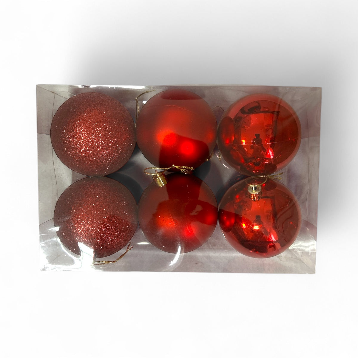 Globulete Brad Craciun  8cm 6/set