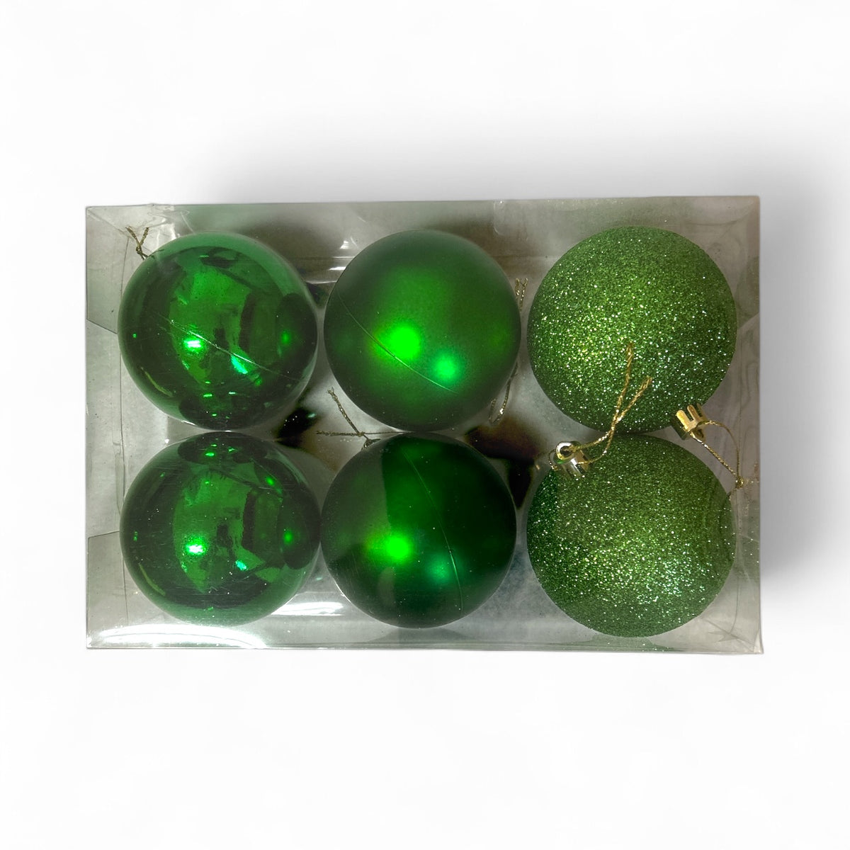 Globulete Brad Craciun  8cm 6/set