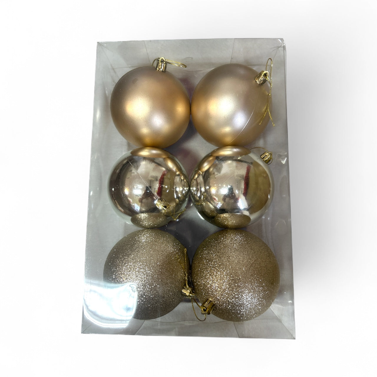 Globulete Brad Craciun Ø10cm-6/set