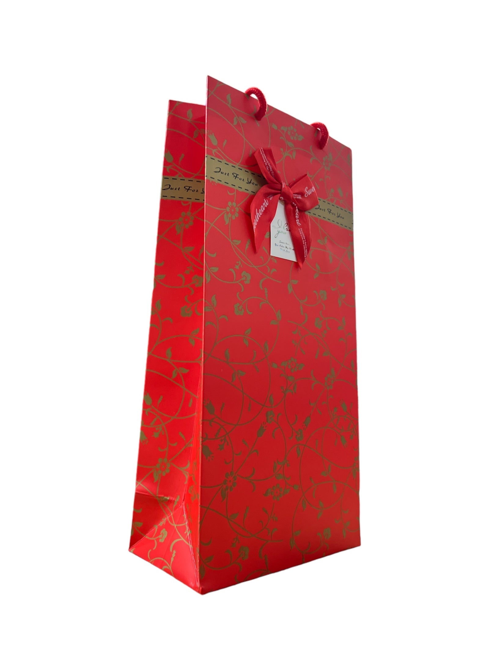 Pungi Cadou Imprimeu Floricele Jos 12/set 17cmx9cmx35cmH