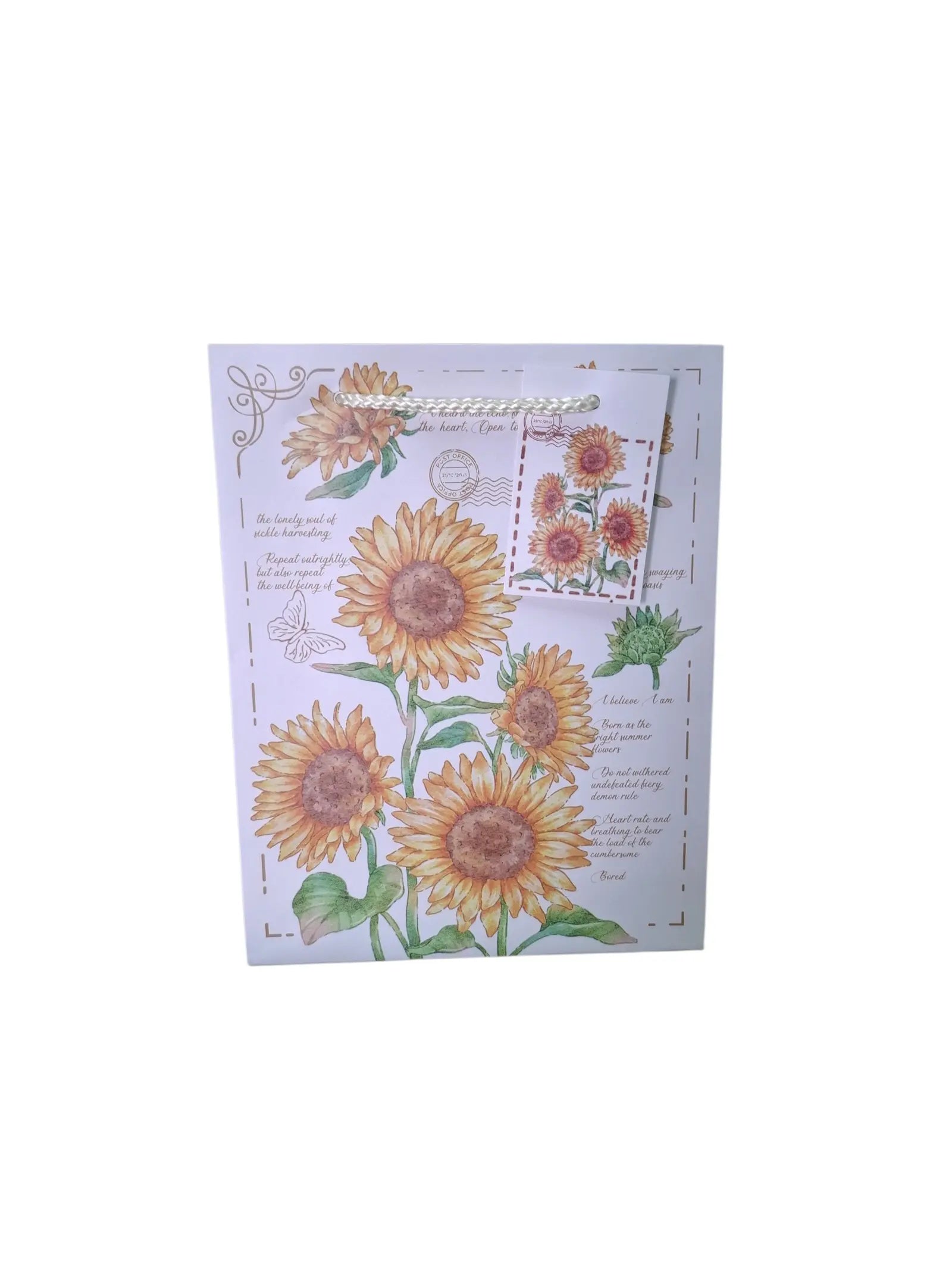 Pungi Cadou Cu Timbre Si Flori