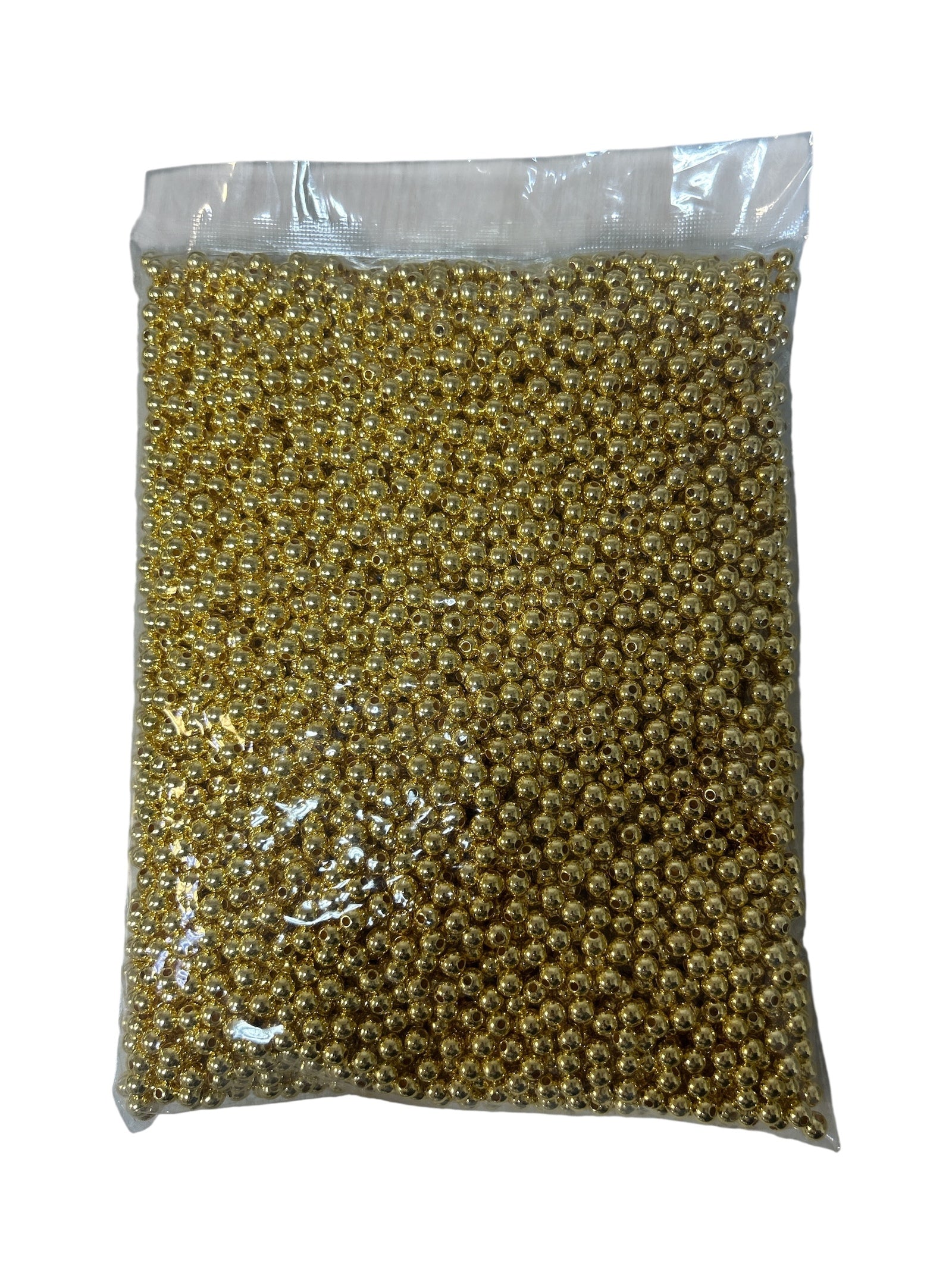 Margele Plastic Gaurite Perla Intregi 0.6cm/500g