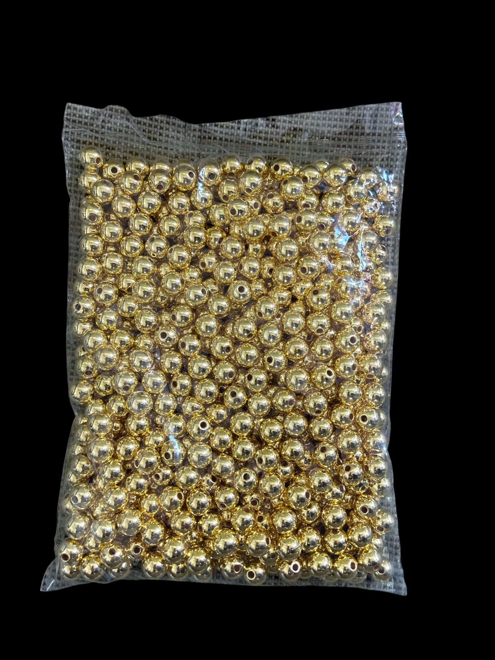 Margele Plastic Gaurite  Perla Intregi  1.2cm/500g