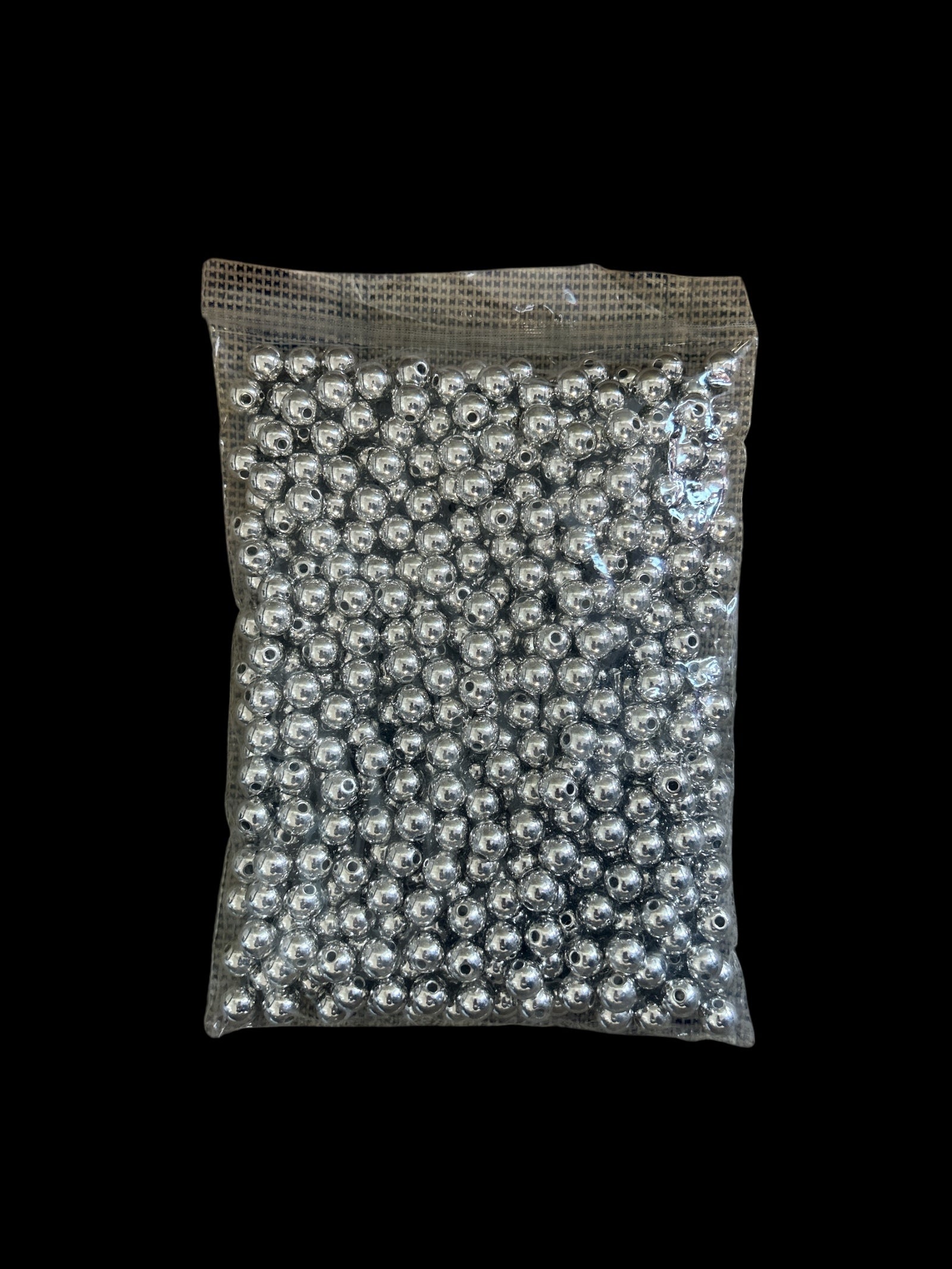 Margele Plastic Gaurite  Perla Intregi  1.2cm/500g