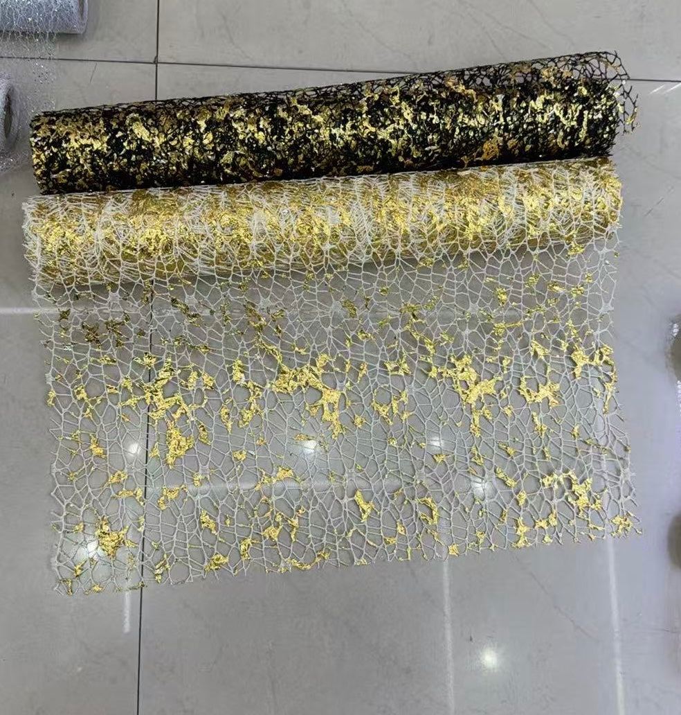 Ambalaj Macrame Insertii Aurii 48cm-5yarzi