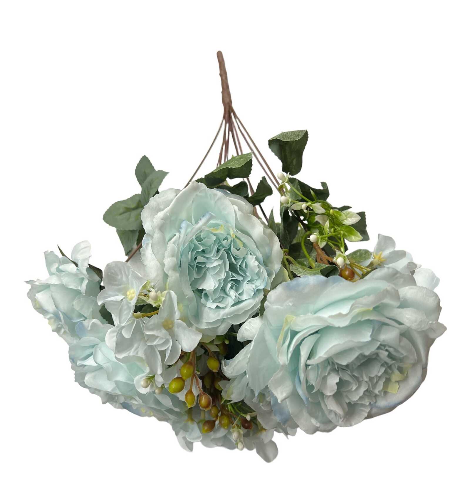 flori-artificiale-buchet-7-trandafiri-cu-4-hortensii-bleo