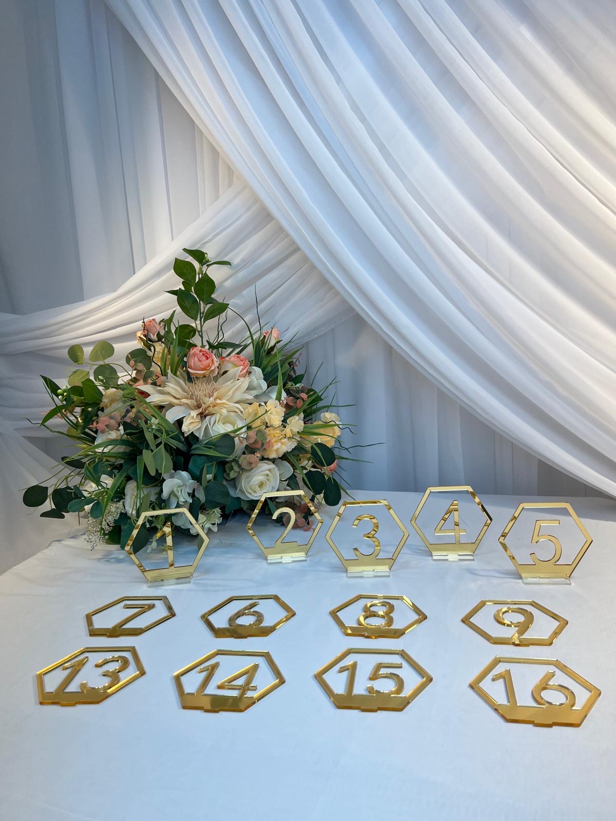 Set Numere de Masa Aurii 1-30