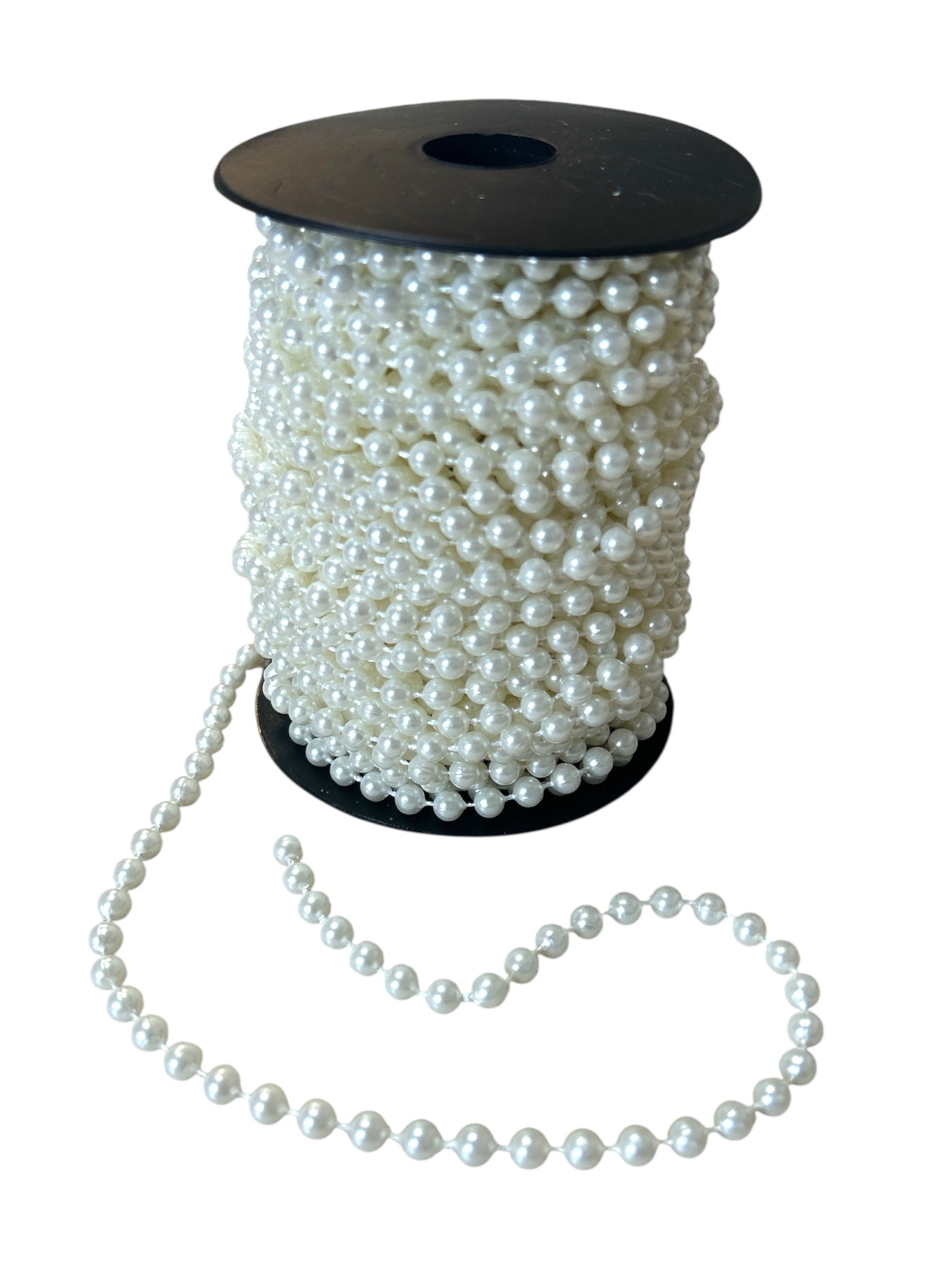 Margele Pe Rola Plastic Perla 0.6cm/22m