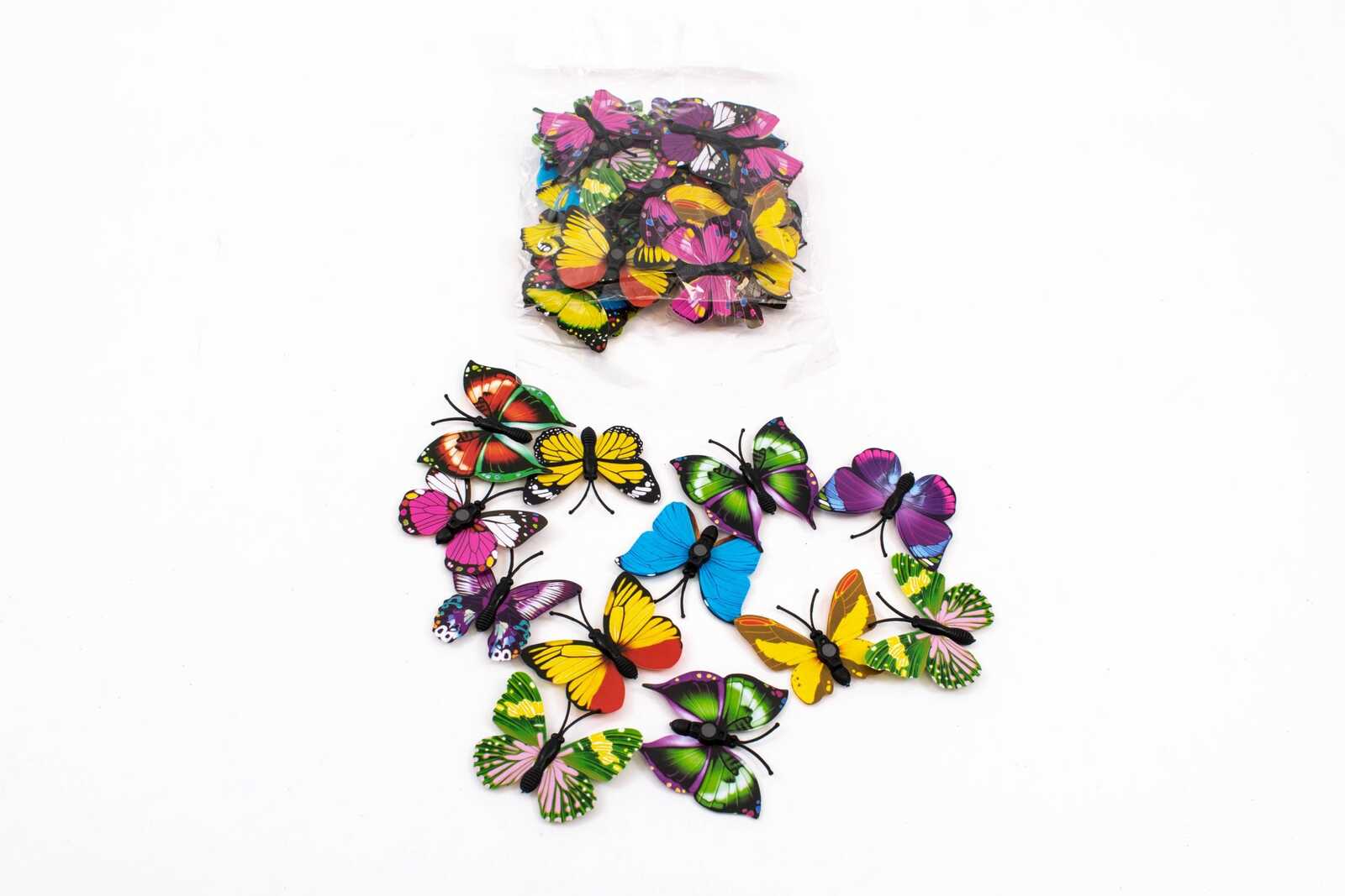 ornament-fluturi-multicolori-plastic-cu-magnet-50set