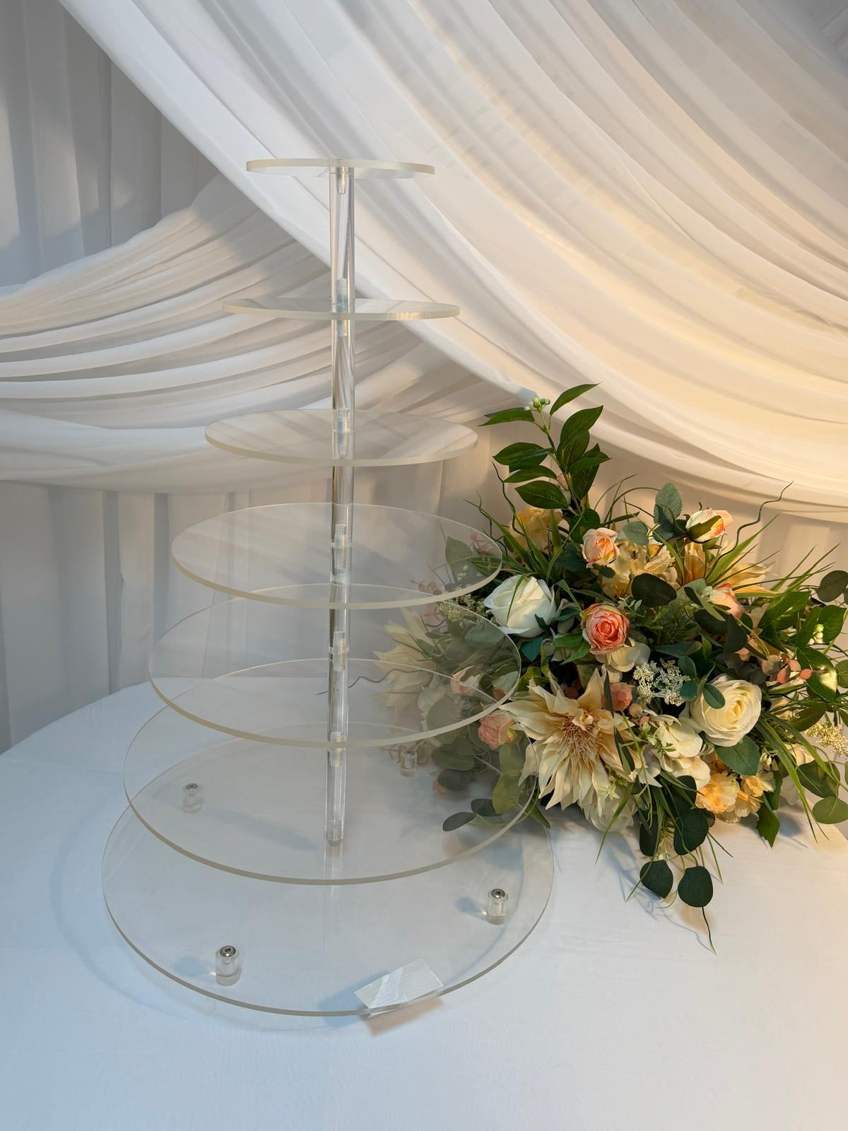 Platou Candy Bar 7 etaje Plastic Acril Transparent