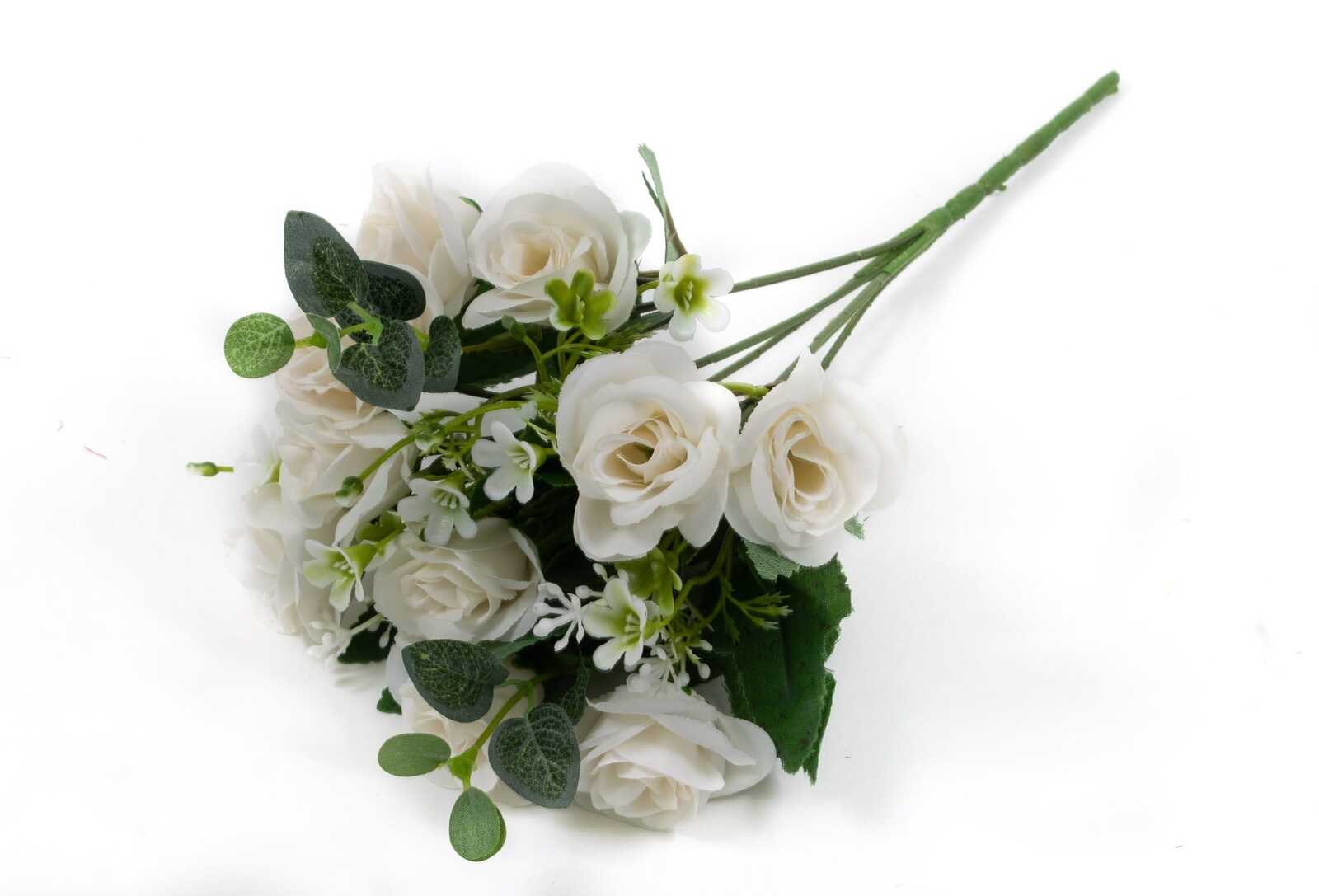 flori-artificiale-buchet-trandafiri-alb