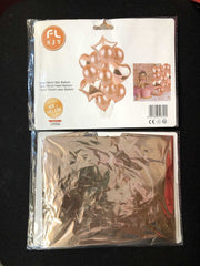 baloane-14set-2-stele-2-inimi-10-rotunde-roz-prafuit