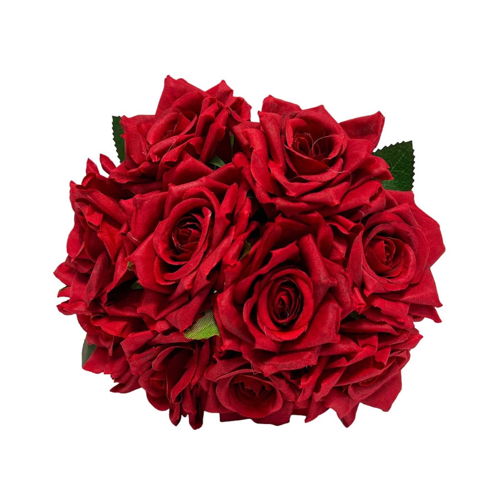 flori-artificiale-trandafiri-legati-10-fire-rosu