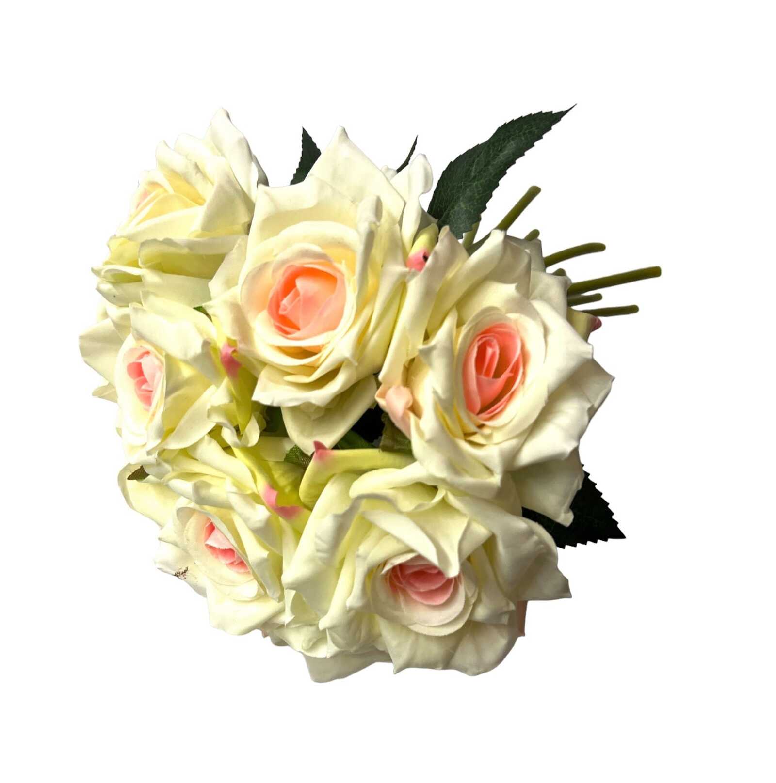 flori-artificiale-trandafiri-legati-10-fire-crem-roz