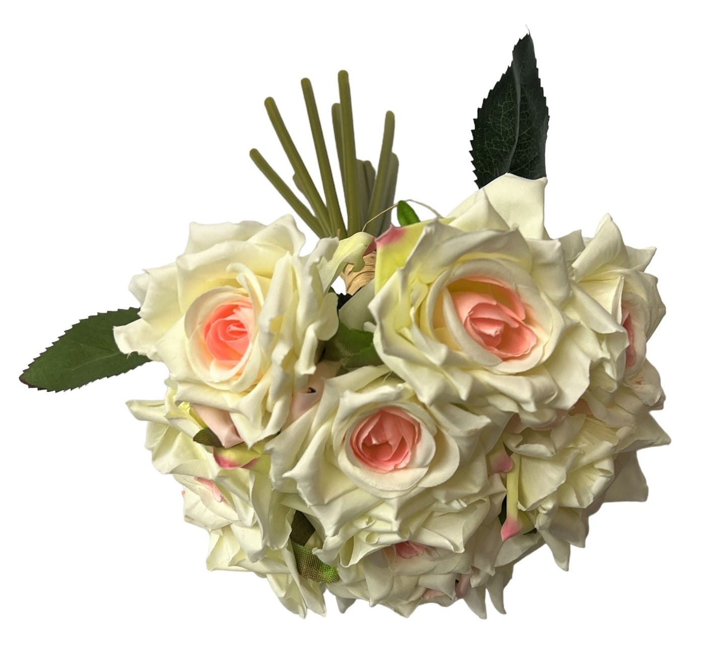 flori-artificiale-trandafiri-legati-10-fire-crem-roz