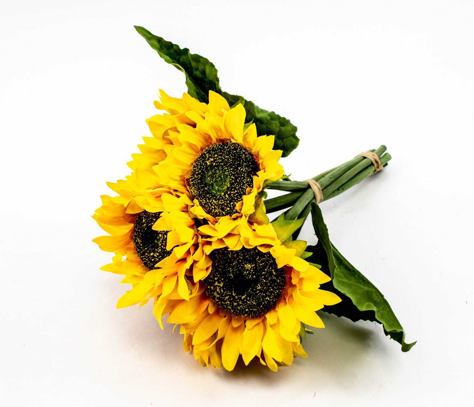 flori-artificiale-buchet-floarea-soarelui-legate