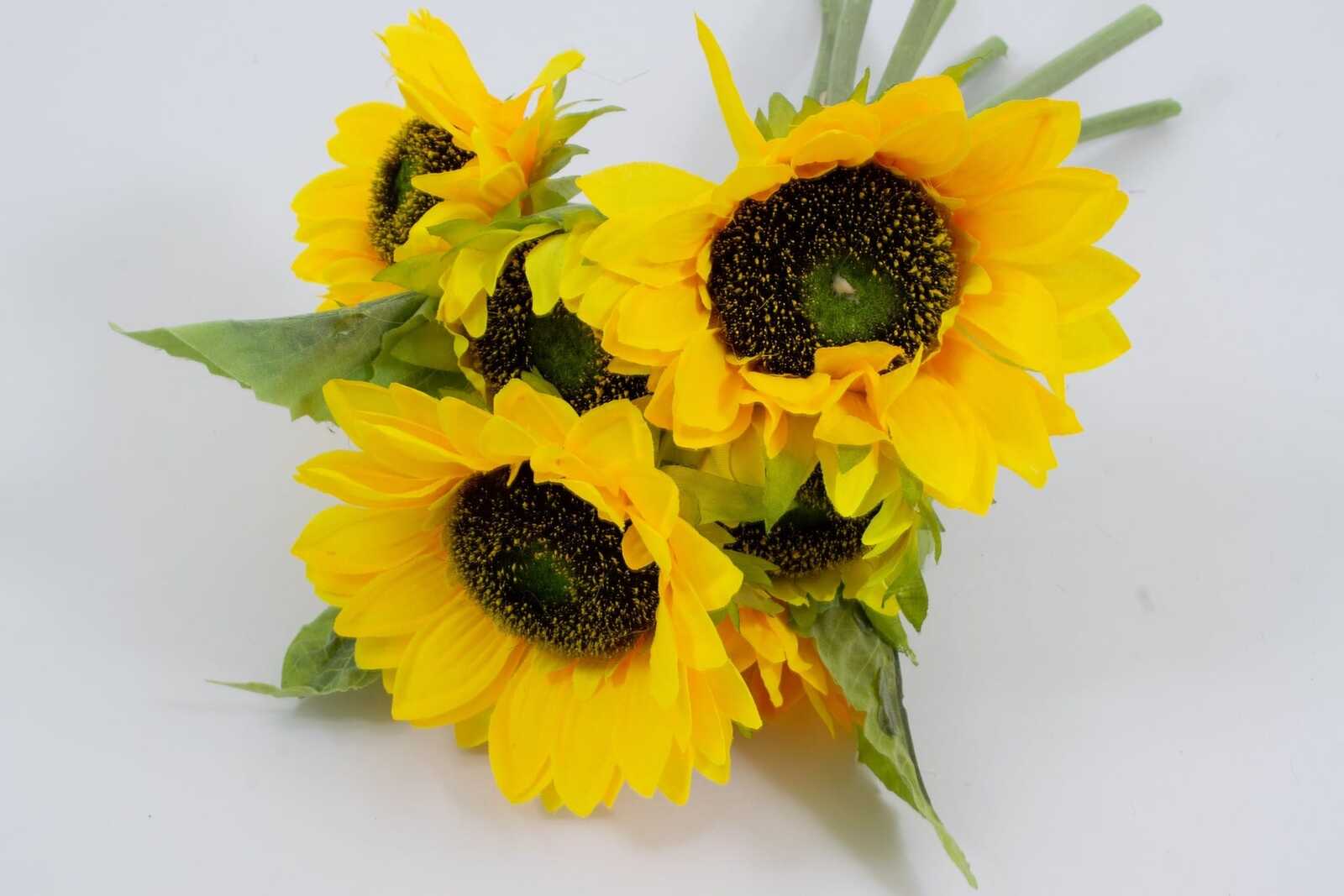 flori-artificiale-buchet-floarea-soarelui-legate