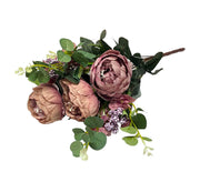 flori-artificiale-buchet-5-bujori-1-boboc-5-eucalipt-mov-prafuit