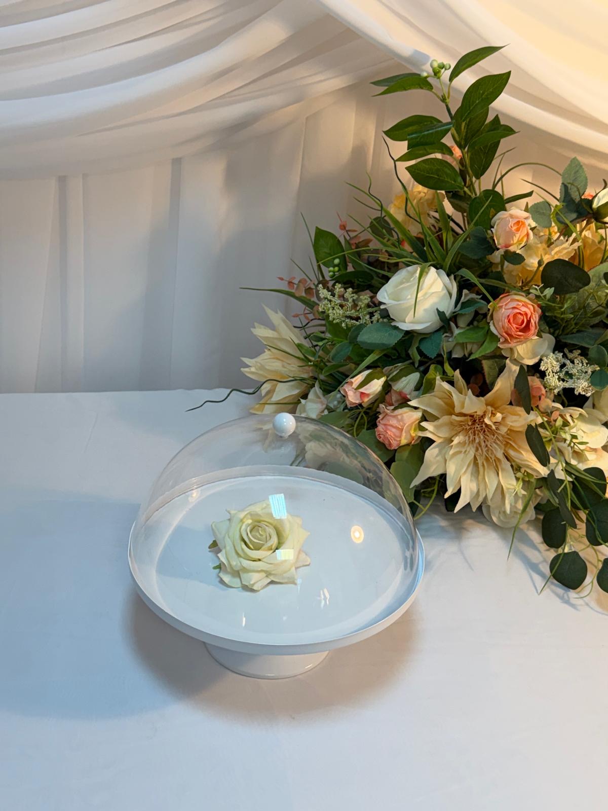 Platou Prajituri Cu Capac Acril