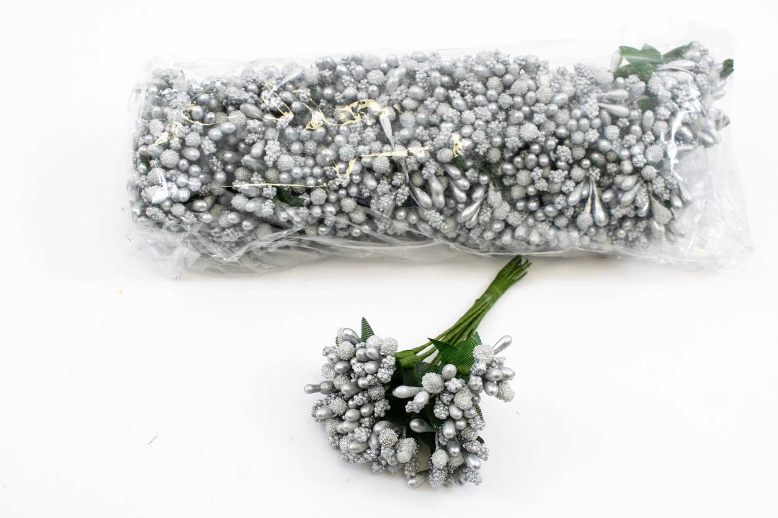 stamine-artificiale-144set-argintiu