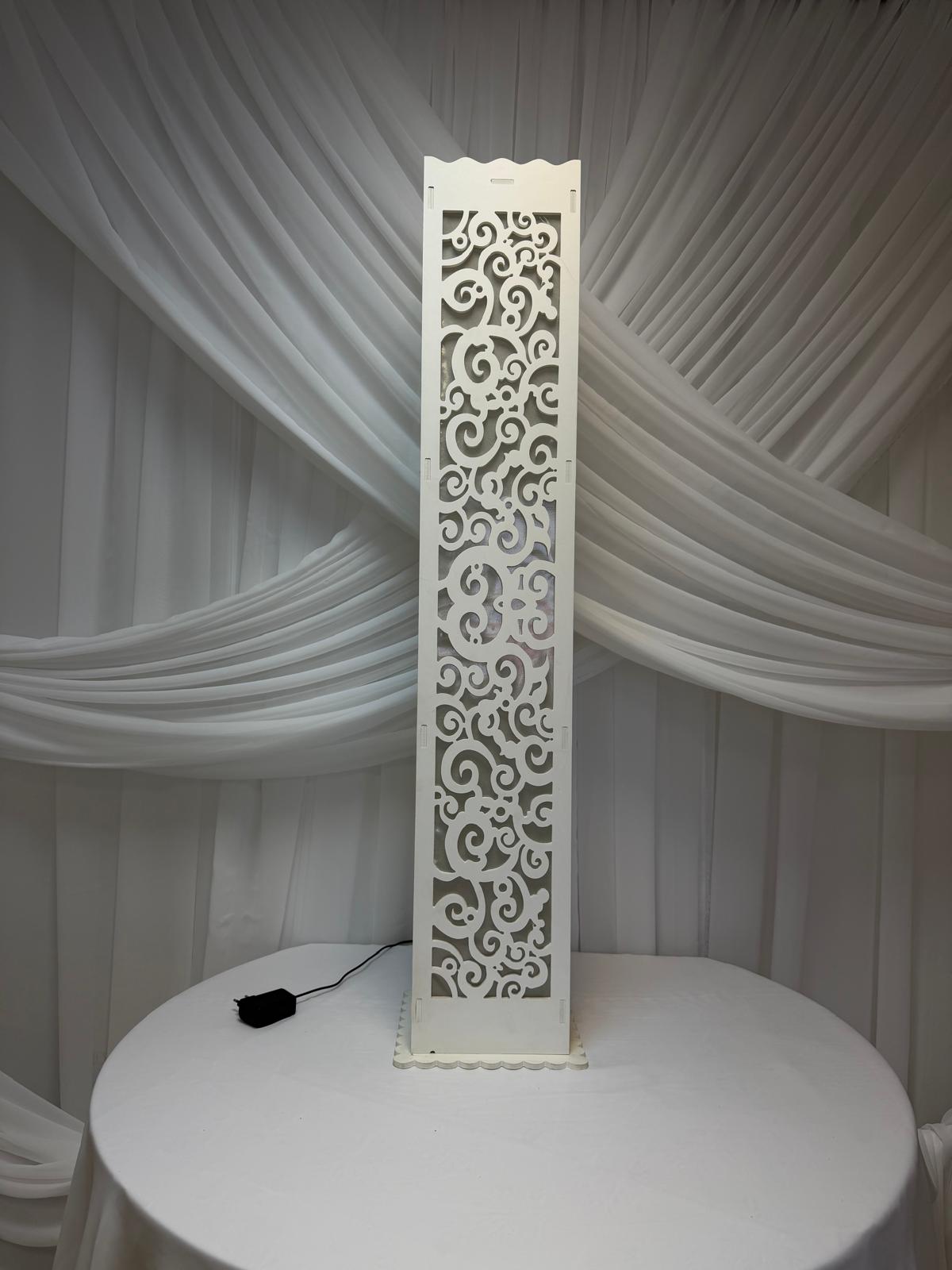 Suport Aranjamente Florale Stalp Luminos Plastic