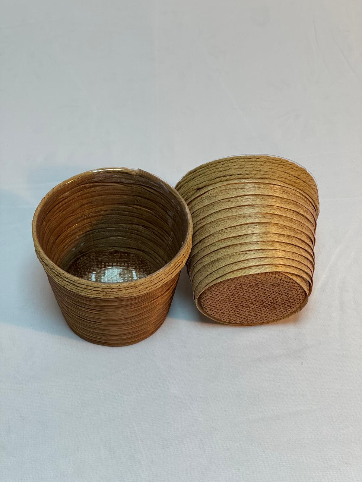 Cosulet din Bambus plastifiat in interior