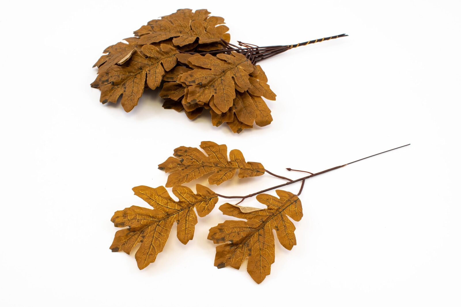 crenguta-cu-frunze-stejar-maro-10set