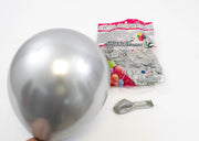 baloane-50set-10-argintiu-cromat