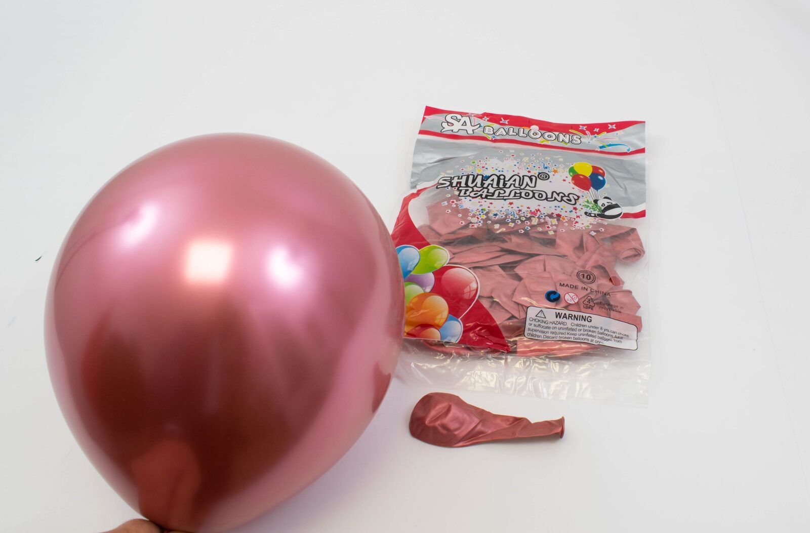 baloane-50set-10-roz-inchis-cromat