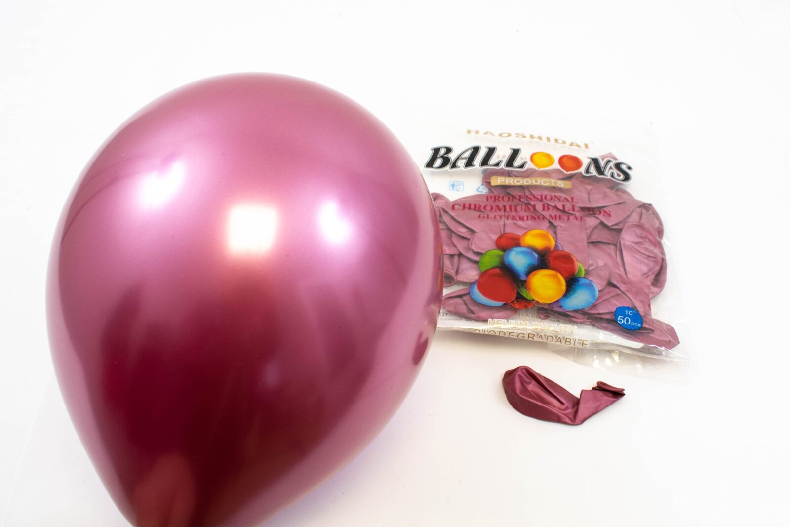 baloane-50set-10-roz-inchis-cromat