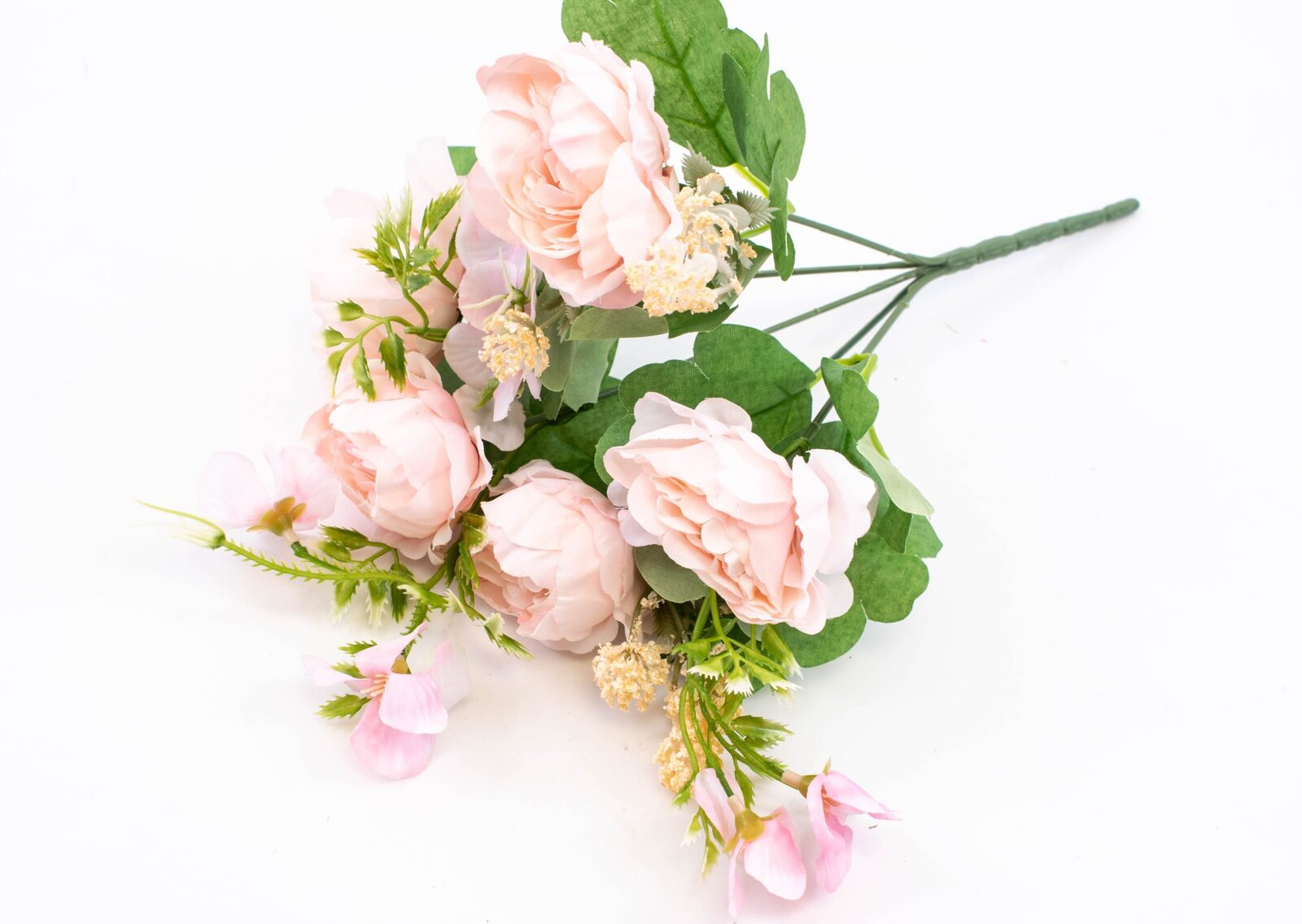 flori-artificial-buchet-bujori-cu-flori-roz-deschis