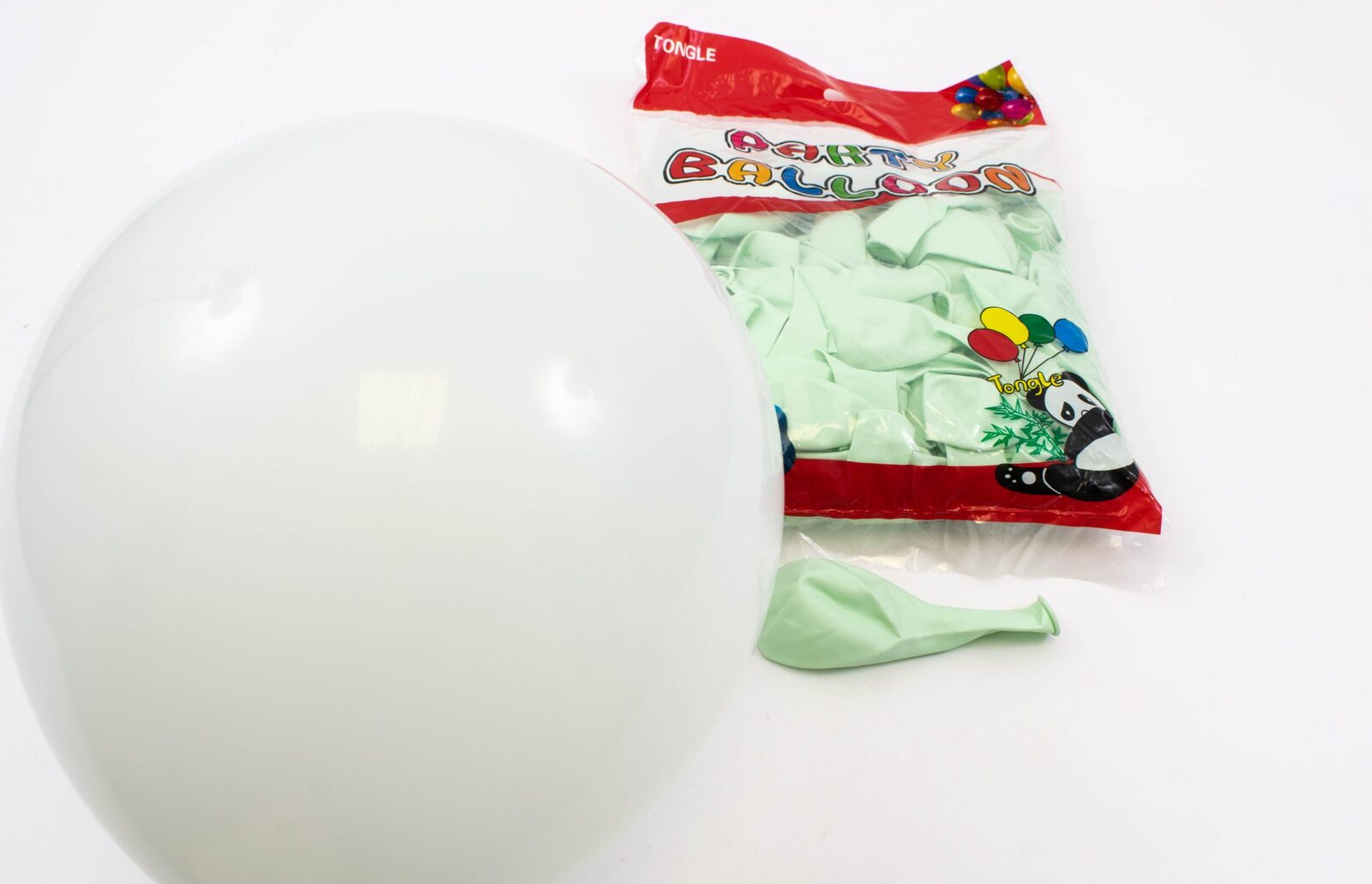 baloane-100set-12-colori-mate-macarons-verde-deschis