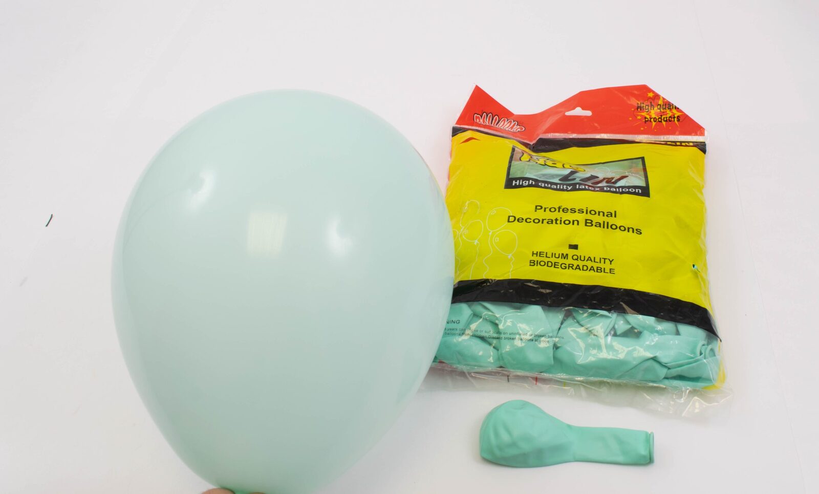 baloane-100set-12-colori-mate-macarons-verde-inchis