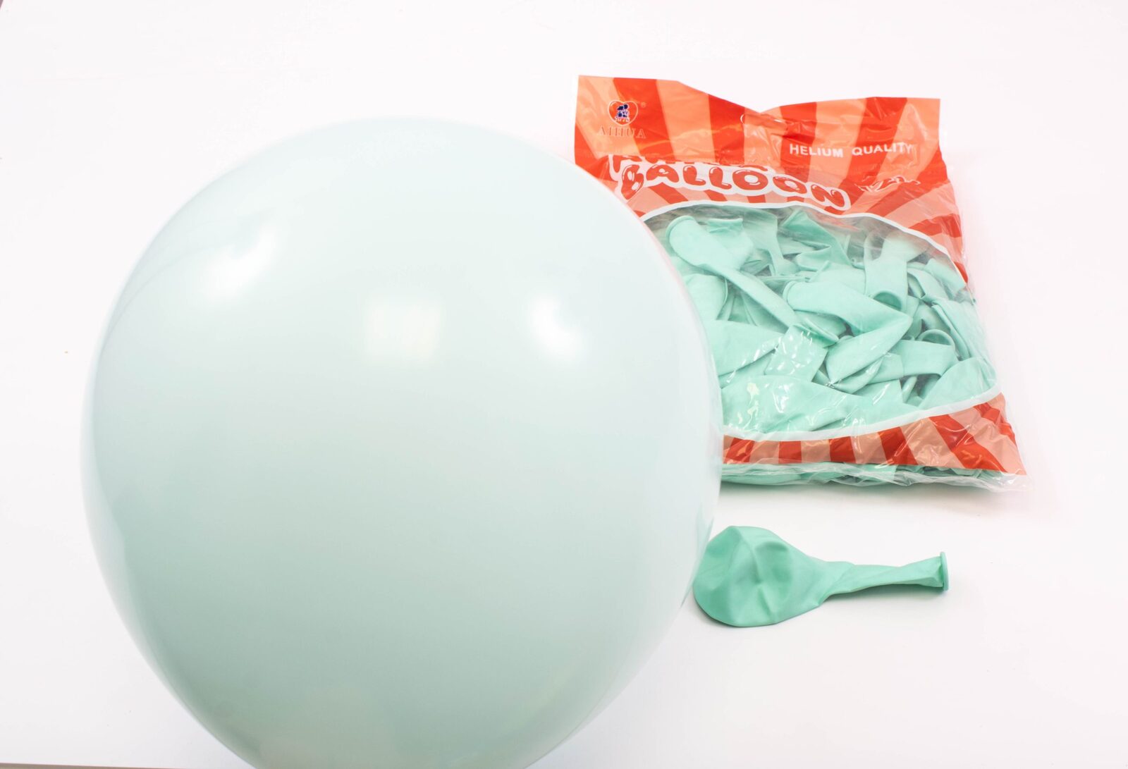 baloane-100set-12-colori-mate-macarons-verde-inchis