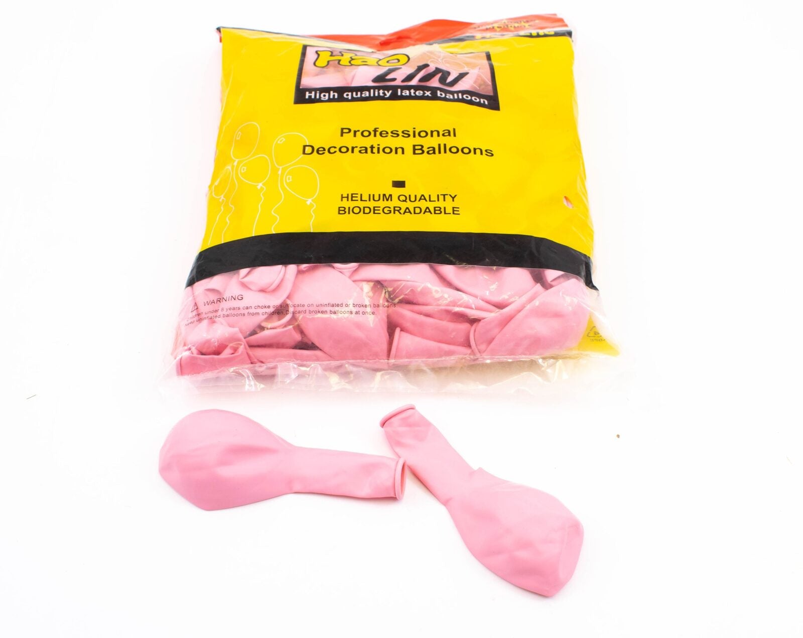 baloane-100set-12-colori-mate-macarons-roz-inchis