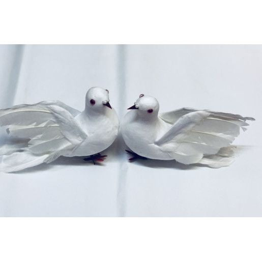 porumbei-pene-alb-h15cml20cm-2set