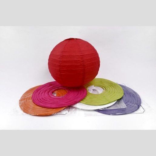 lampion-hartie-cu-suport-metal-25cm