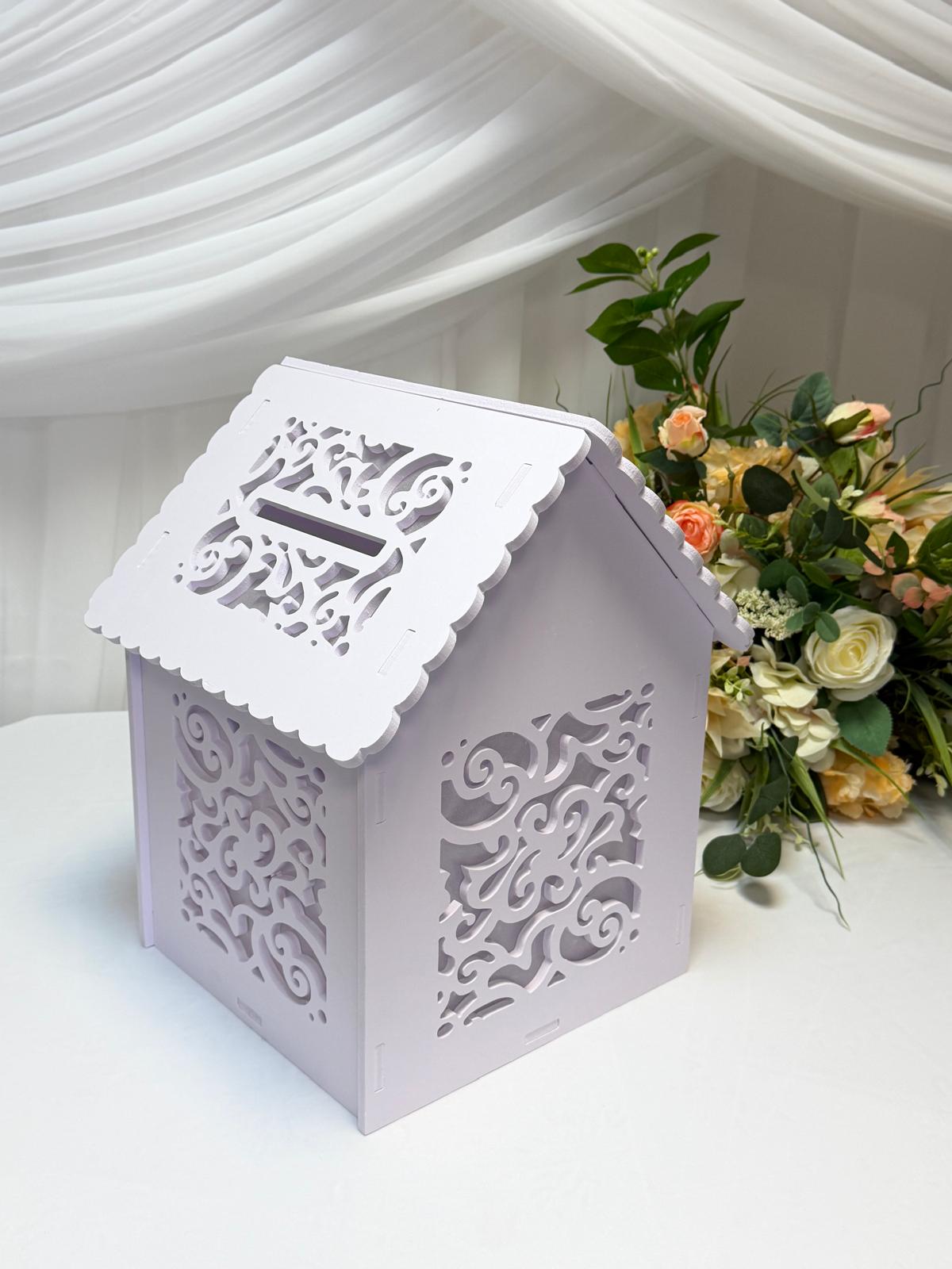 Cutie Dar Casuta Dantelat 31,5x26x39cm