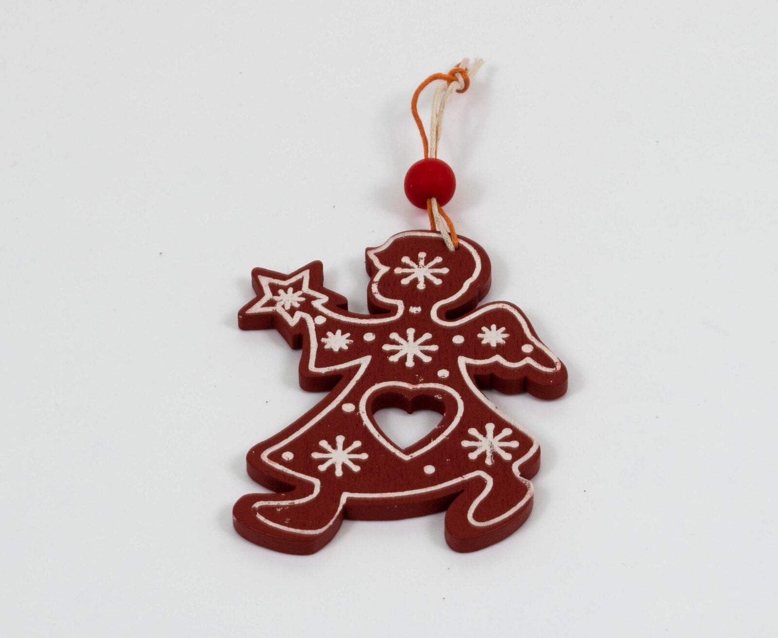 ornament-lemn-craciun-inger-rosu-12set