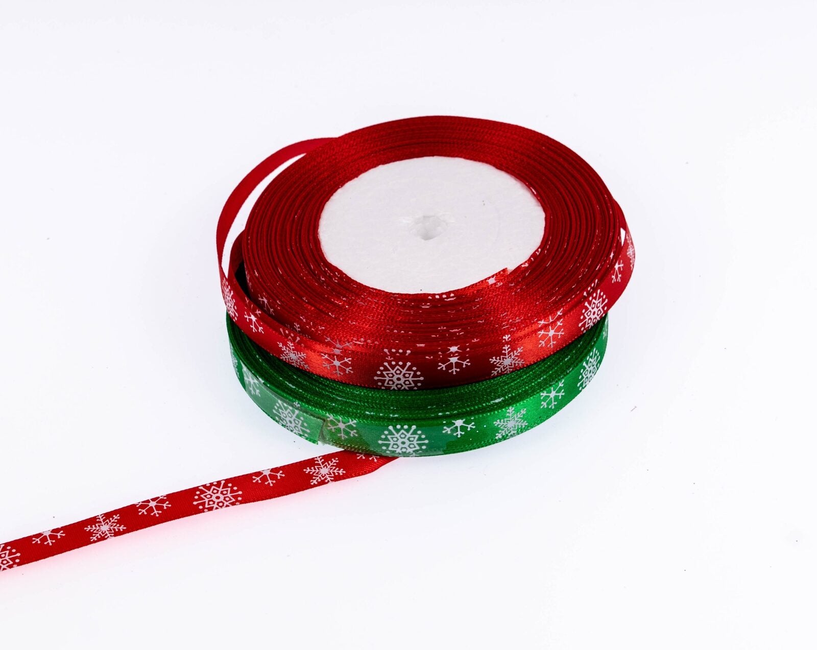 panglica-satin-imprimeu-fulg-craciun-1cm