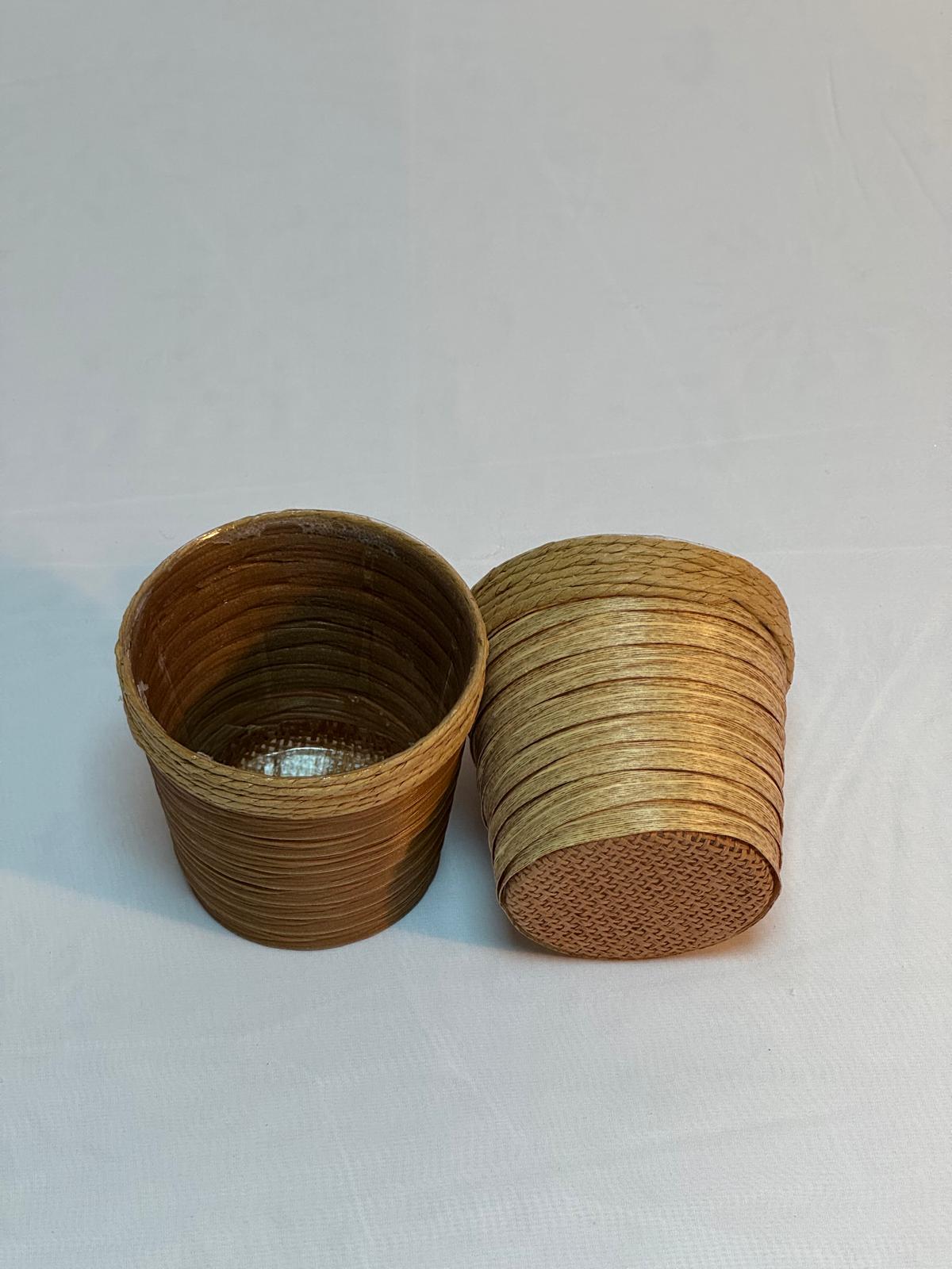 Cosulet din Bambus plastifiat in interior