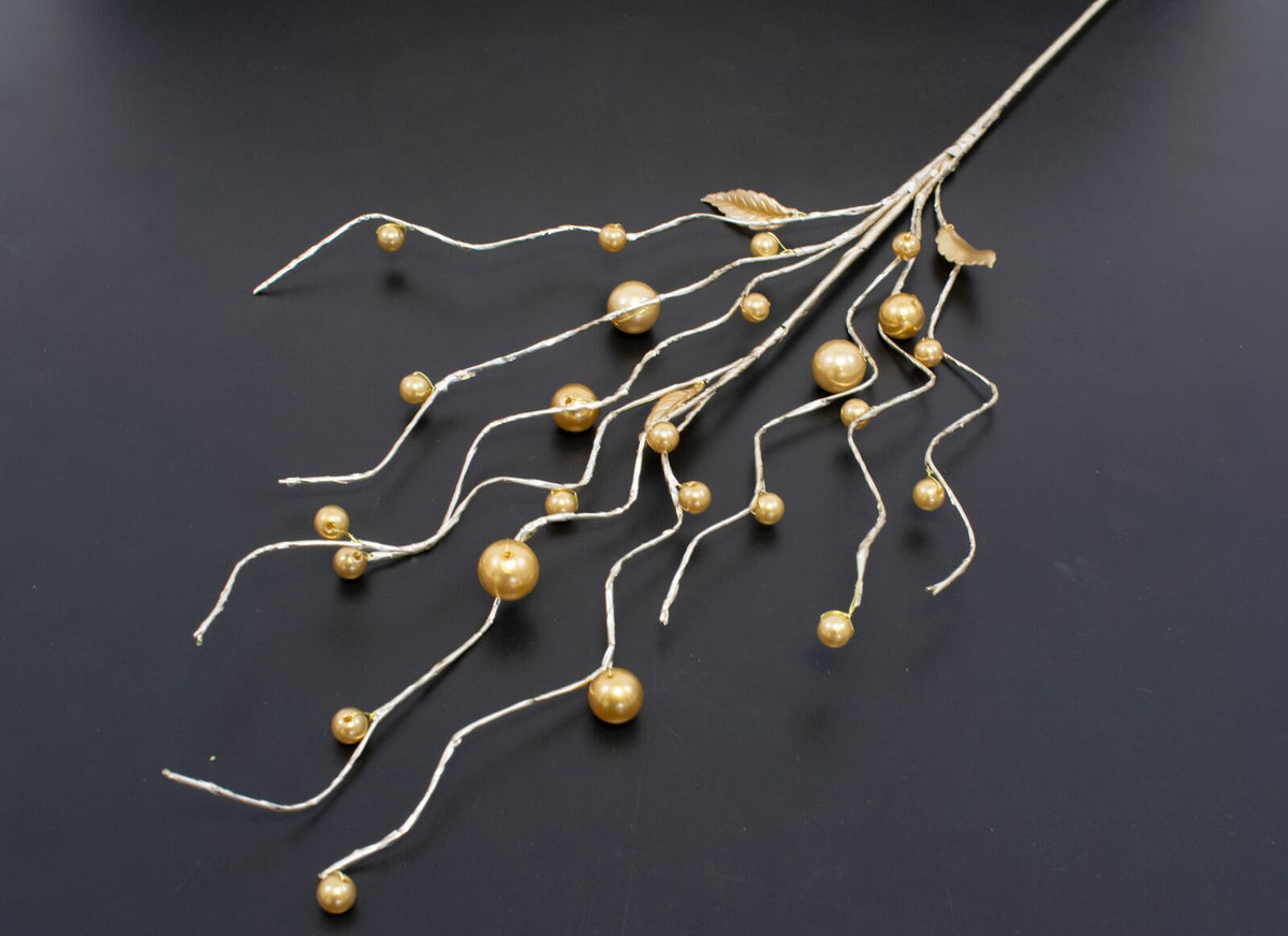 flori-artificiale-margele-perla-aurie