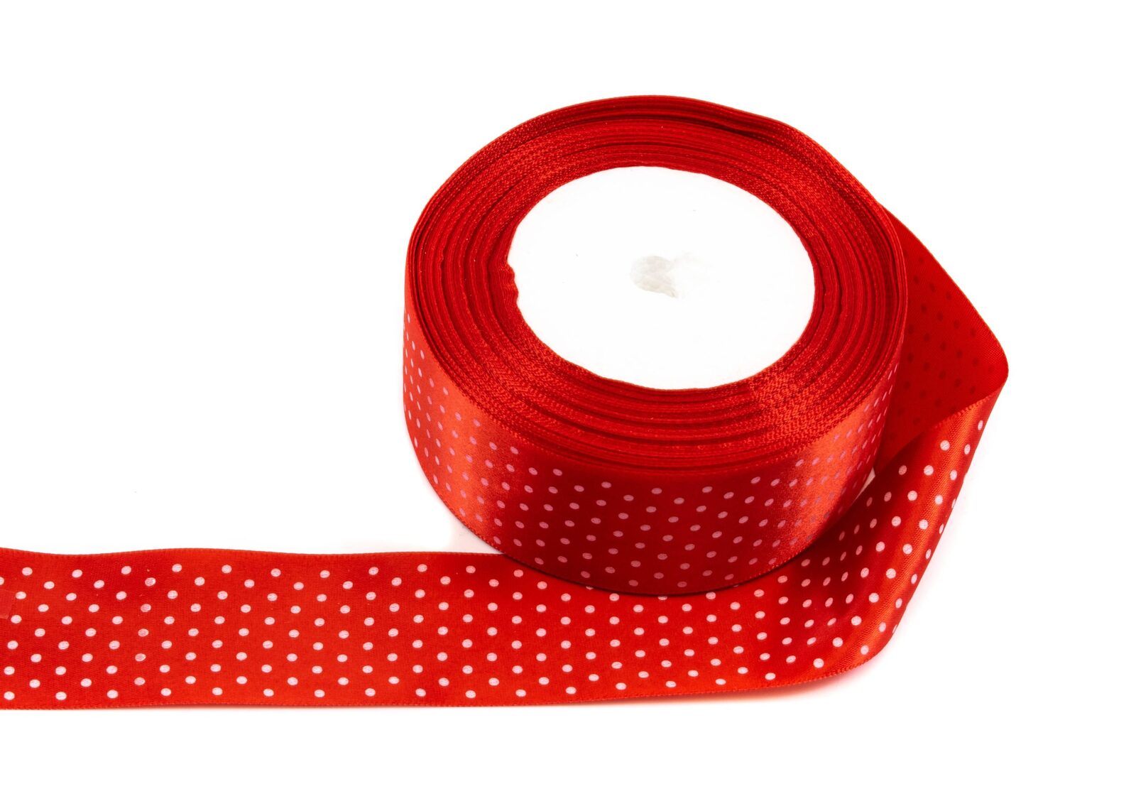 panglica-satin-cu-10-buline-4-cm22m-rosu