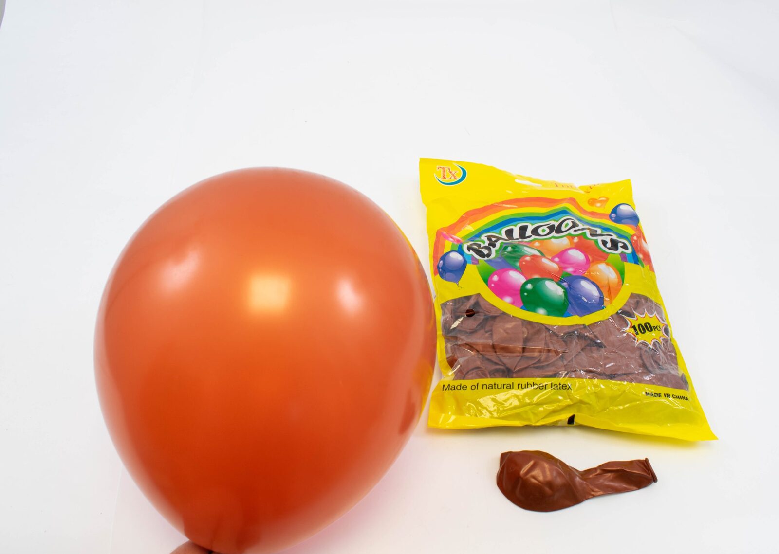 baloane-100set-30cm-maro-sidefat