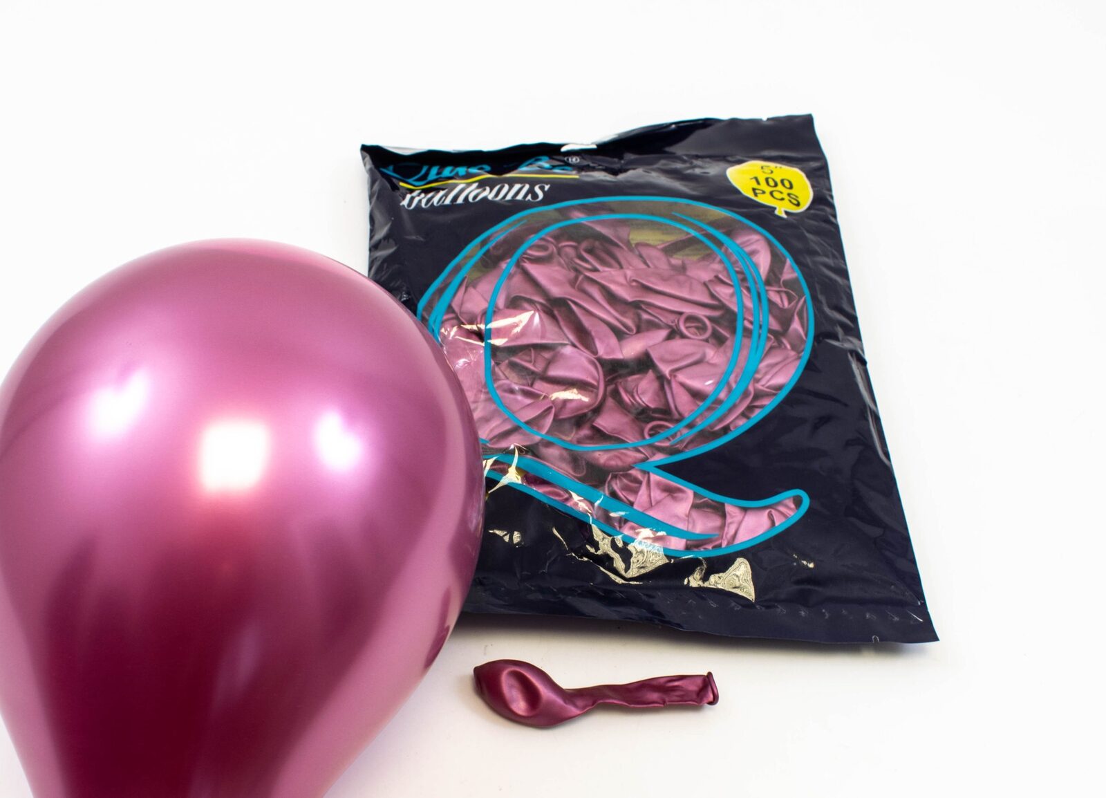 baloane-100set-5-12cm-roz-gold-cromat