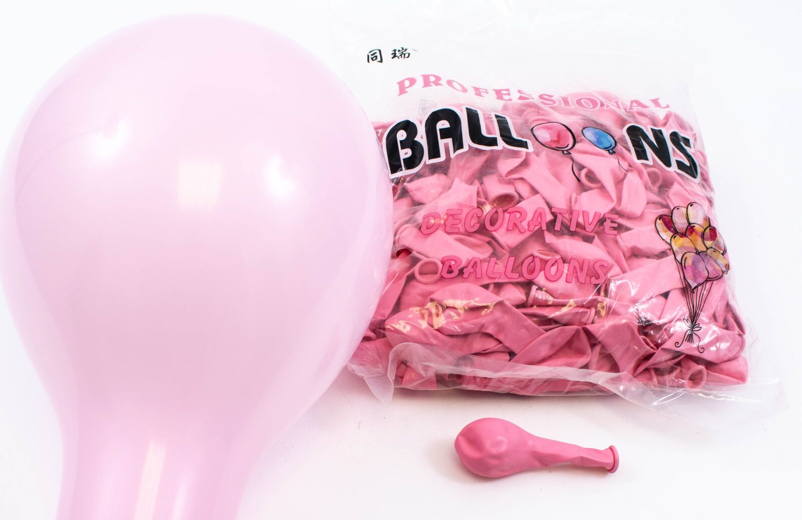 baloane-200set-5-12cm-colori-mate-macarons-roz-inchis