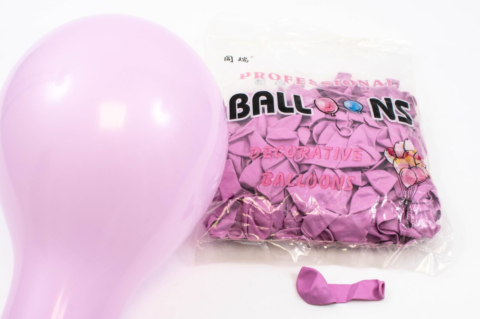 baloane-200set-5-12cm-colori-mate-macarons-rosu