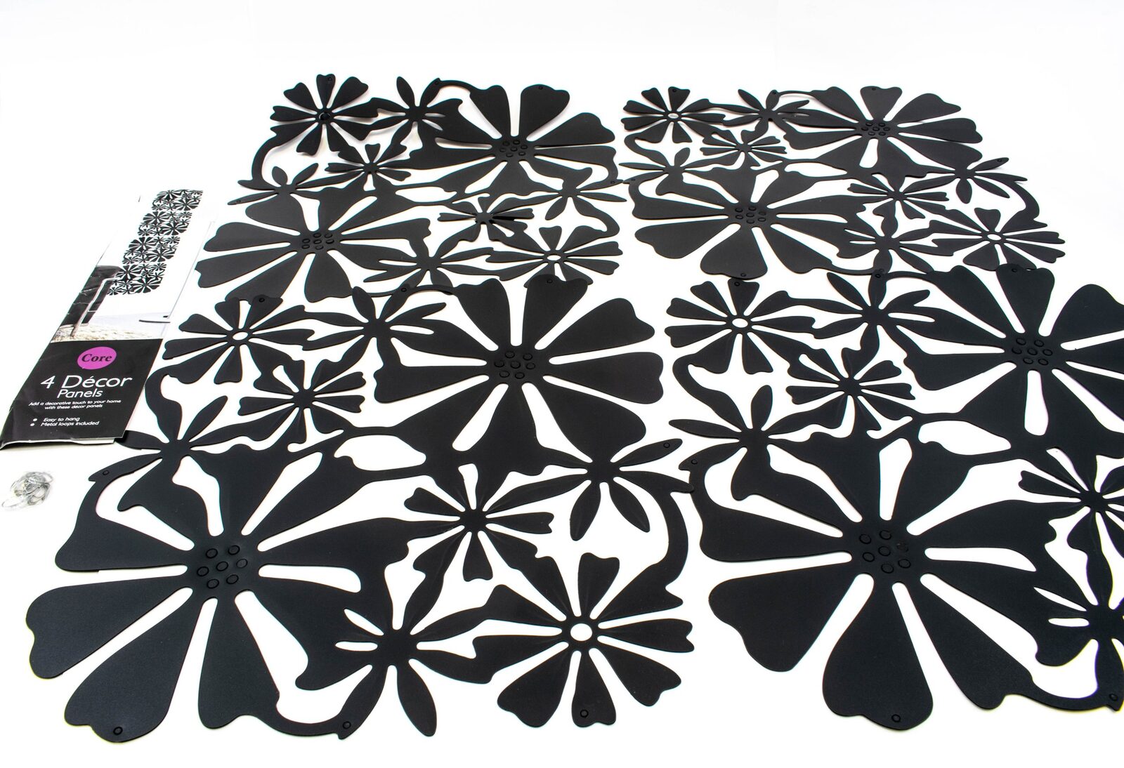 panou-decorativ-flori-plastic-4set